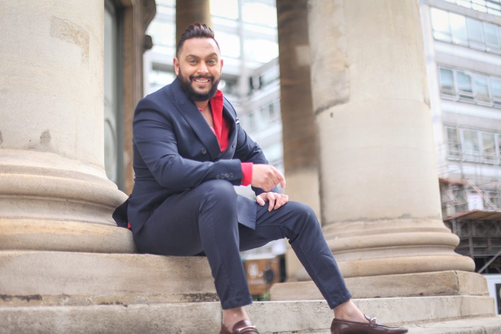 Ray Uddin in suit
